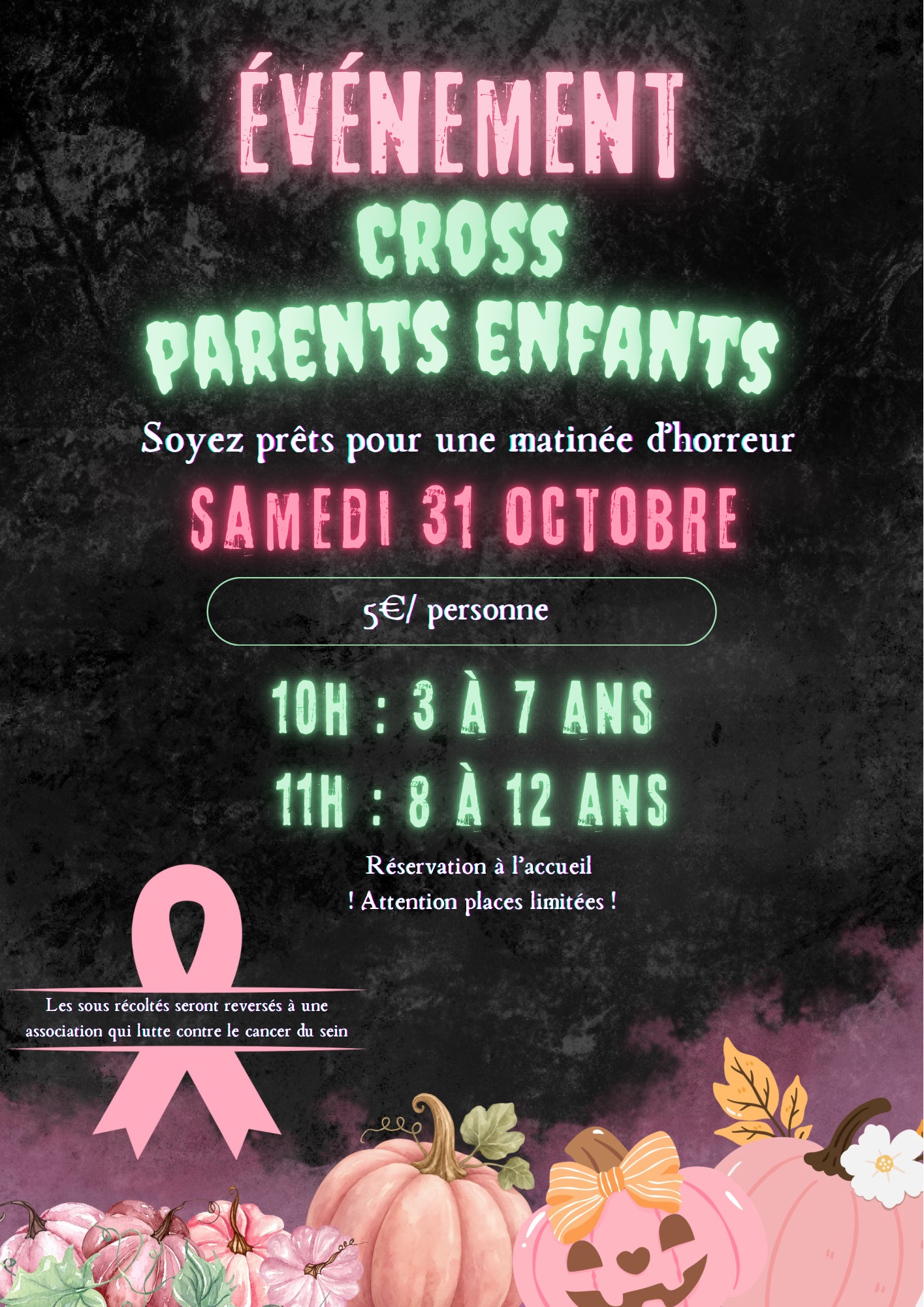 Affiche Halloween octobre rose 31